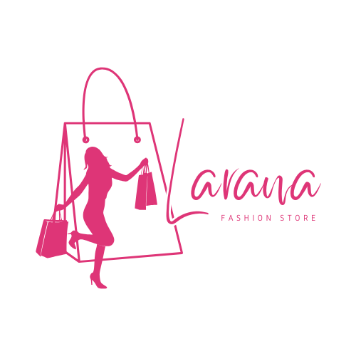 pink simple illustration fashion store logo